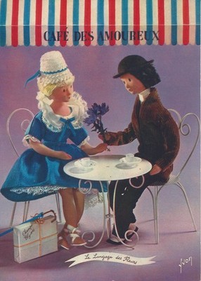 Les puppées de Peynet Bleuet Ich wage Ihnen nicht zu gestehen, meine Liebe Verlag: Yvon N°