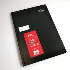 Arto A4 Black Paper Hardcover Sketch Book 140gsm 80pg Drawing Pastel Gel Pen