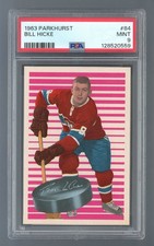 1963 Parkhurst #64 Bill Hicke PSA 9 MINT #128520559