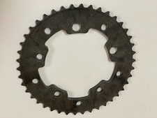 Plato Piñón Addicks Años 80 Grafito Negro 42T Old School BMX Mongoose JMC