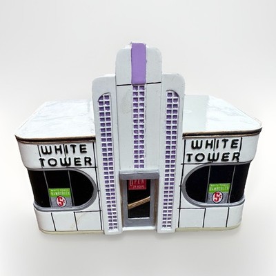 White Tower Diner Castle Design Lefton Great American Diners Roadside USA
