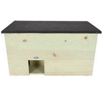 Esschert Design Igelhaus Xl 78,5 X 38,5 Cm - 100 % Fsc® Holz & Bitumen