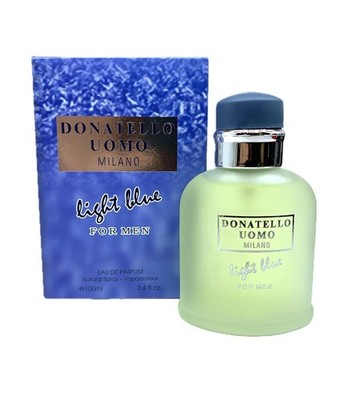 Donatello Uomo Milano Blue Men's Cologne 3.4 Fl. Oz. Eau de Parfum Spray