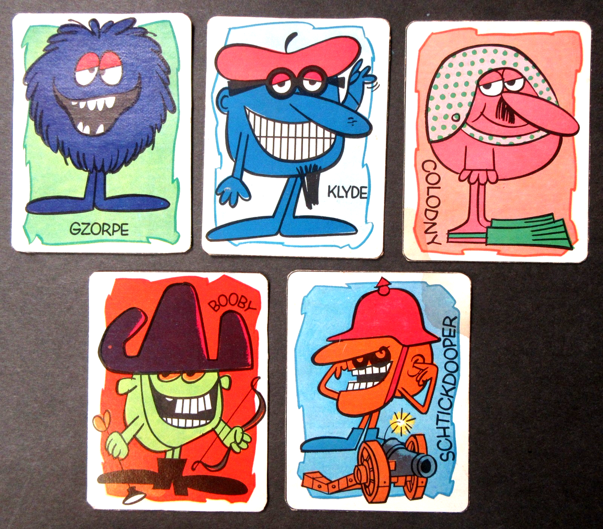 rare mid 1960's group of 5 KIX CEREAL cut-out cards | eBay