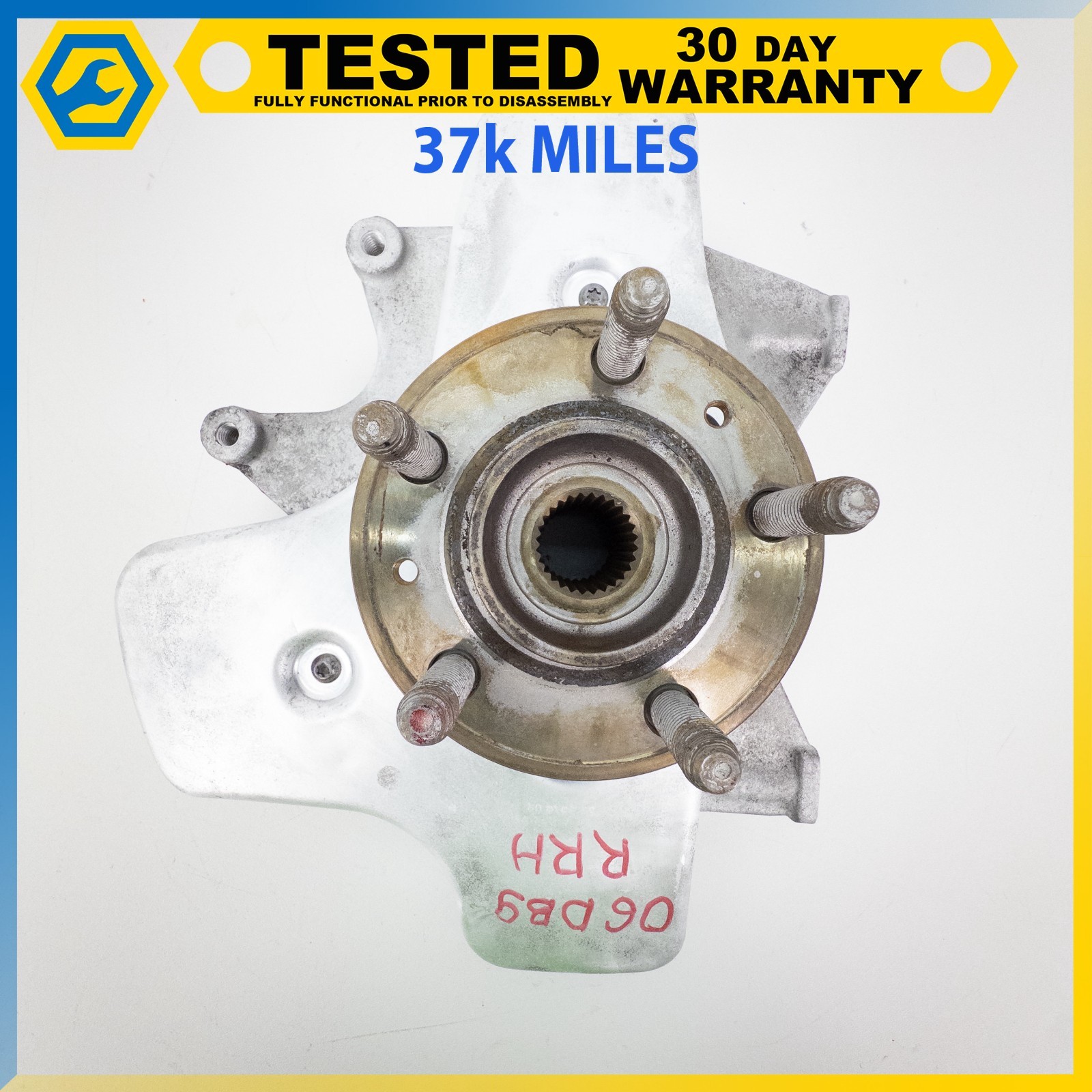 05-16 ASTON MARTIN DB9 V8 VANTAGE REAR RIGHT KNUCKLE HUB BEARING ASSEMBLY OEM
