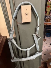 Halter Ego Tiffany Blue Fancy Stitched Halter Full Horse