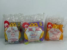 New Vintage McDonald's 3 Happy Meal Toys Winnie The Pooh Tigger 1999 2000