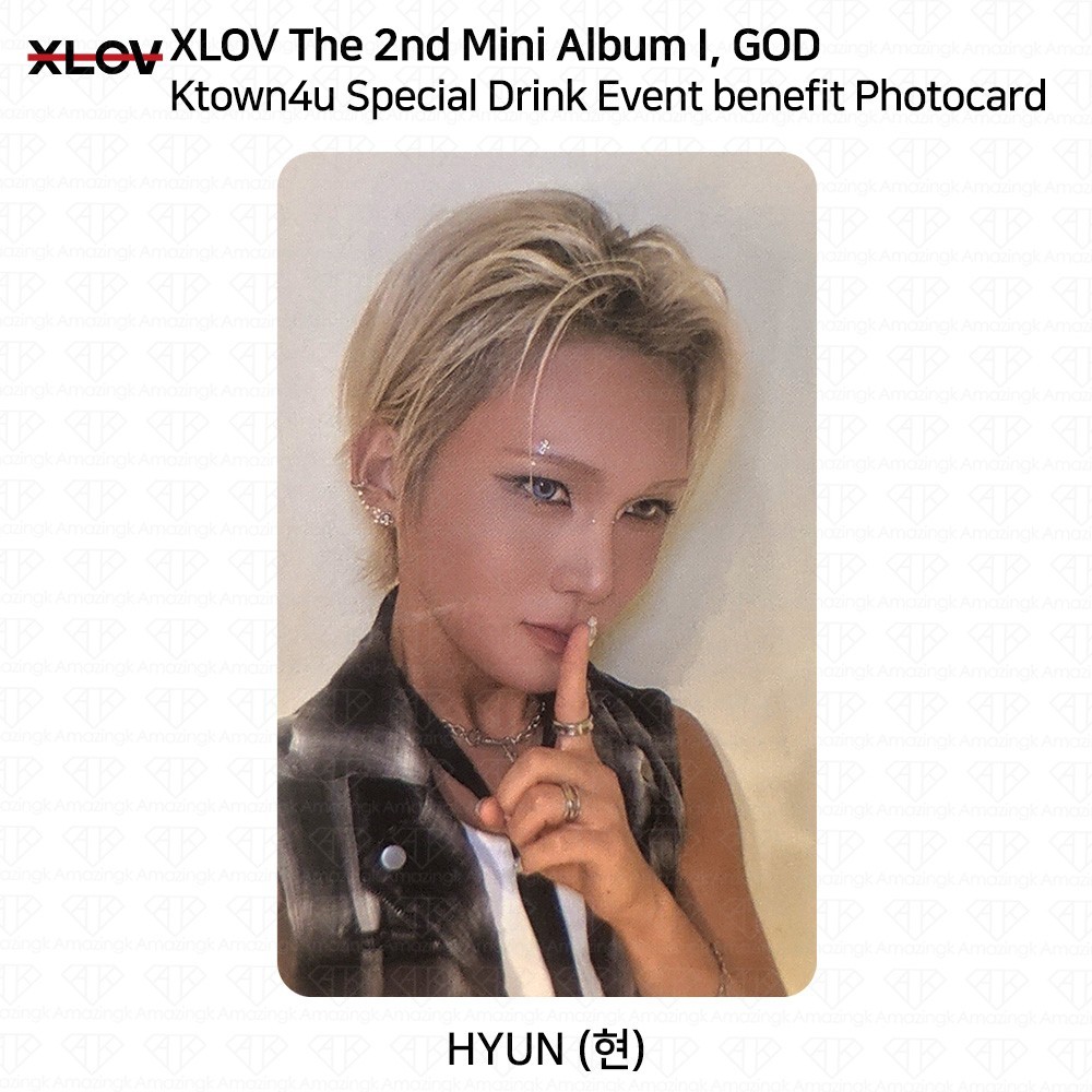 XLOV 2nd Mini Album I God Ktown4u POP-UP Special Drink Benefit