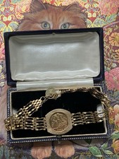 22ct half gold sovereign coins