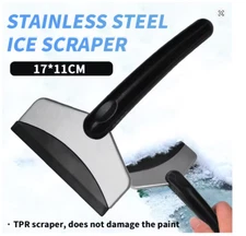 Stainless Steel Portable Snow Shovel Windshield Ice Scraper for Car