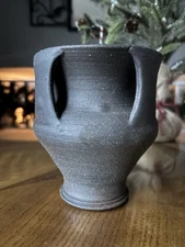 D Schock Studio Pottery Arts & Crafts Mission Prairie Style Vase