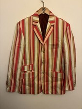 Adam London Striped Boating Mod Blazer Size 36 R