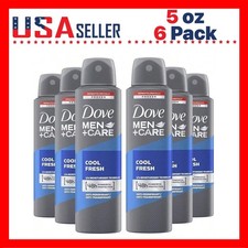 Dove Men Care Cool Fresh x 6 Pack x 150 ml Antiperspirant Deodorant Spray