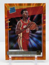 2020-21 Donruss #228 Onyeka Okongwu RC Holo Orange Laser Atlanta Hawks