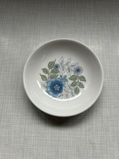 Small Vintage Wedgwood Bone China Clementine Pattern Pin Dish (VGC)