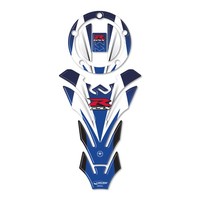 Labelbike 3D Resin Aufkleber Blau Schutz Tank FüR Suzuki GSX-R