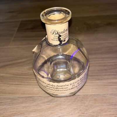 Blantons Bourbon Whiskey Bottle