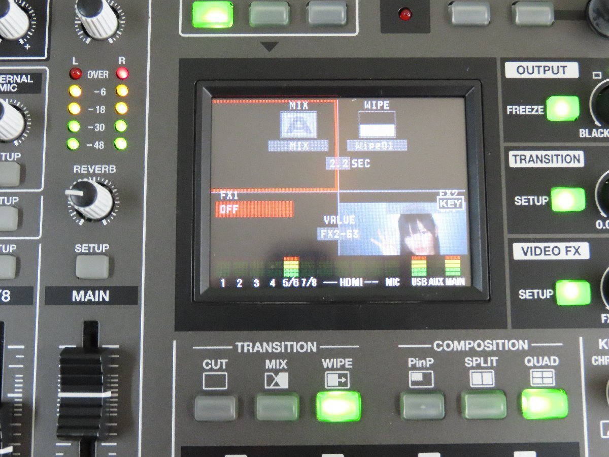 Roland VR3EX Allinone AV Mixer 4ch Video Switcher Video Production