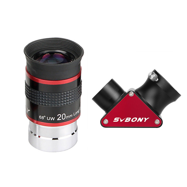 SVBONY 68° Wide Angle Eyepiece Set