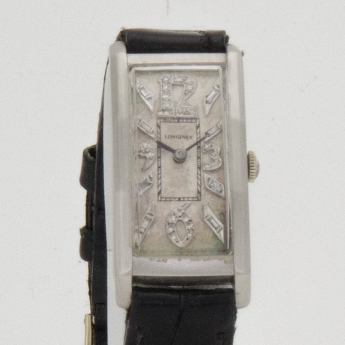 Longines 1930's Platinum with Diamond Numbers Ladies Fine Watch | eBay
