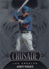 ANDY PAGES CHRONICLES CRUSADE ROOKIE PROSPECTS RC DODGERS #17 2023 23 PANINI