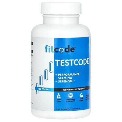 fitcode TESTCODE Stärkt TESTOSTERON 100 caps Super Komplex 11