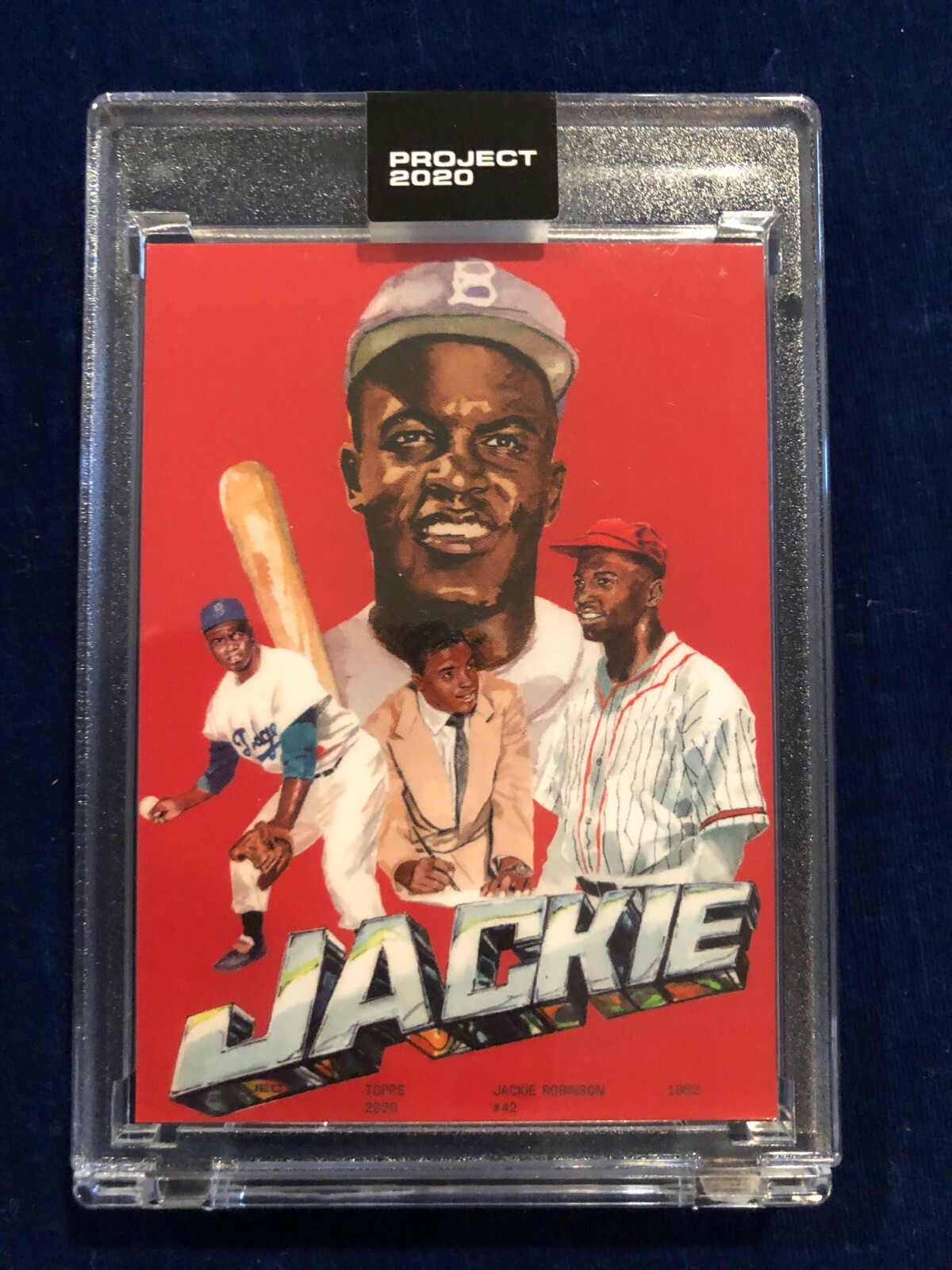 Topps PROJECT 2020 1952 Jackie Robinson #321 by Jacob Rochester w/ Box Project70