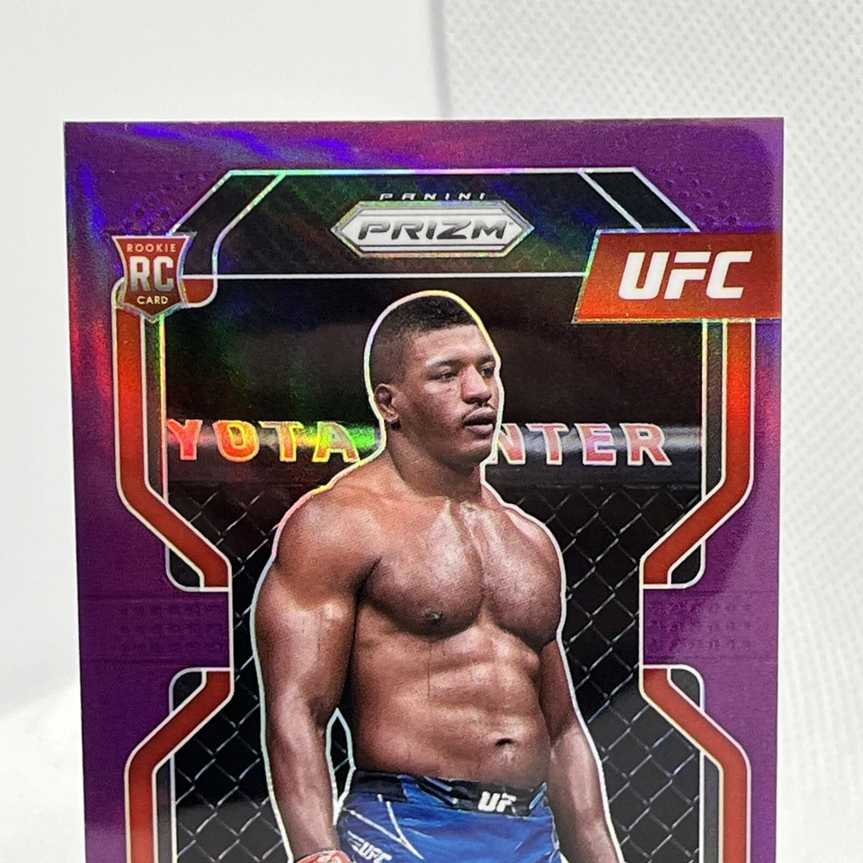 2022 Panini Prizm UFC Purple Prizm /149 Alonzo Menifield #157 Rookie RC - Image 2 of 4