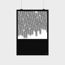 Otl Aicher Isny Plakat - Tannenwald DIN A2