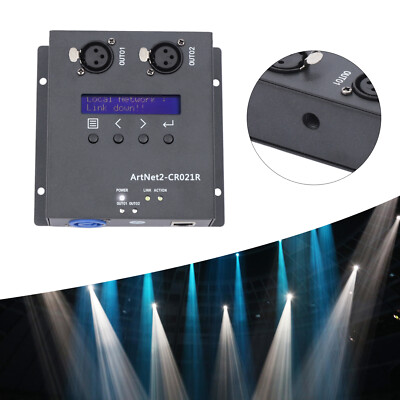 Pknight ArtNet DMX 512 Ethernet Lighting Controller Interface Easy to Install !!