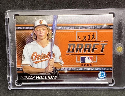 Jackson Holliday RARE ROOKIE BOWMAN CHROME INVESTMENT CARD ORIOLES ROY
