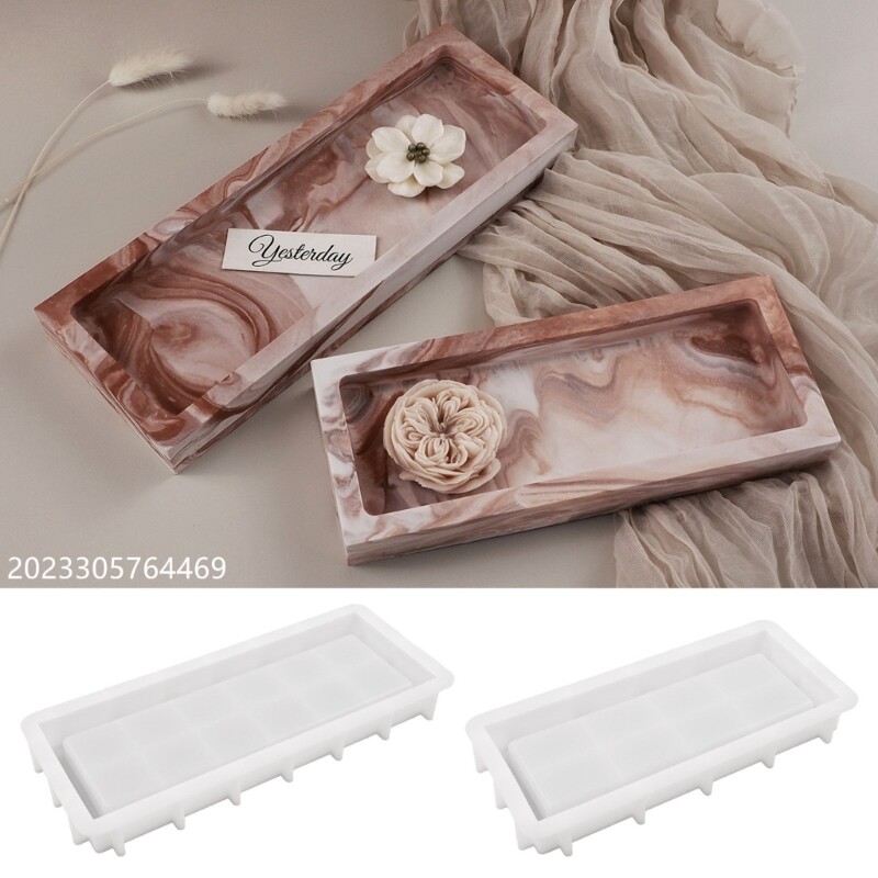 Silicone Molds Decorative Tray Epoxy Resin Casting Mold Decorative Tray DIY