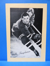 1944-63 BEEHIVE PHOTOS Group 2, WALLY HERGESHEIMER, New York Rangers, High-Grade
