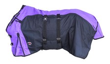 Challenger 76" 1200D Affluenza Leggero Bellyband Pioggia Cavallo Inverno Coperta Foglio 383B-image