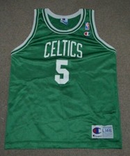 Vtg Ron Mercer Boston Celtics Champion NBA Basketball Jersey Youth L 14-16 