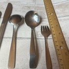 Oneida SATIN ACCENT Stainless 5 Pieces Knives Fork Spoons — photo 9