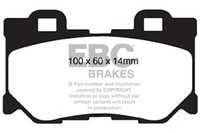 EBC Brakes DP31824C Redstuff Keramische Niedrigstaub BremsbeläGe