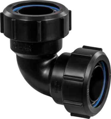 SCHWARZ McALPINE MS4-BL Winkelbogen 32 mm Universal Multifit Klemmverschraubung