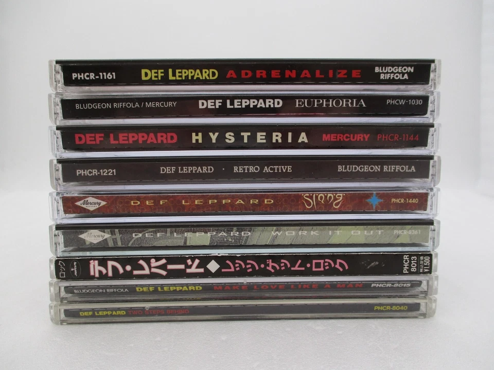 Def Leppard 9CDs Adrenalize,Euphoria,Hysteria,Retro Active Japan Version - Bild 2 von 4