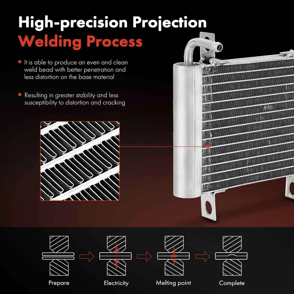 1x Automatic Transmission Oil Cooler for Honda Civic 2001-2005 Accord 2003-2007 - Image 4 of 4