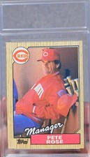 1987 Topps #393 Pete Rose Cincinnati Reds Baseball Card