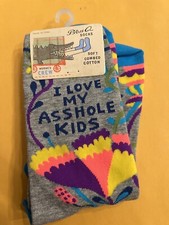 Crazy Socks, Funny Socks for Woman Size 5-10 Crew Length, Fun Novelty Gifts