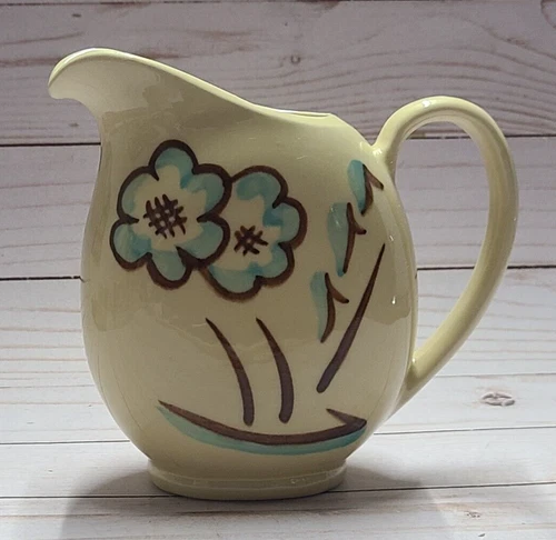 1950s Shawnee Pottery USA #35 Cornflower Milk / Cream Pitcher (5 7/8" tall)