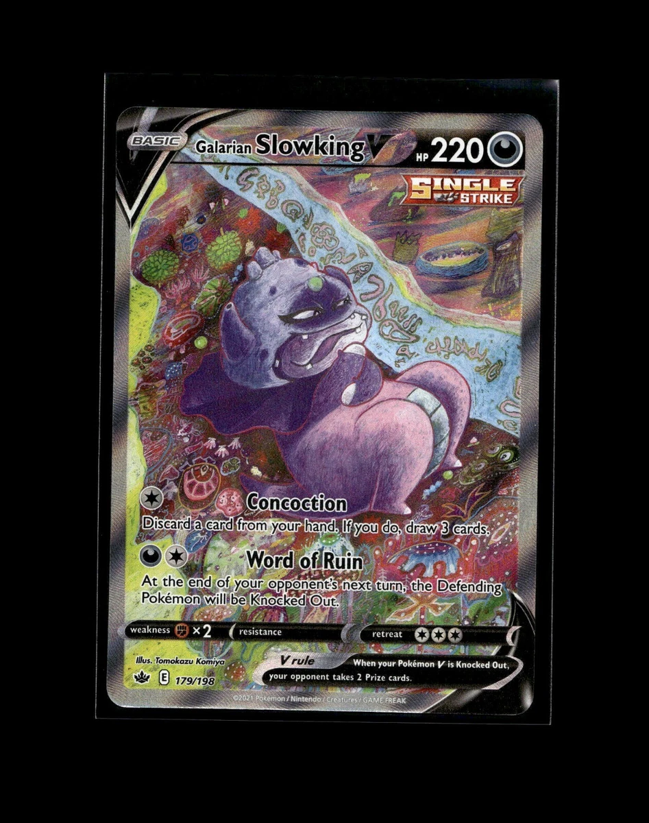 Galarian Slowking V 179/198 Swsh06: Sword & Shield - Chilling Reign for sale | eBay Galarian Slowking V 179/198 Swsh06: Sword & Shield - Chilling Reign for sale | eBay