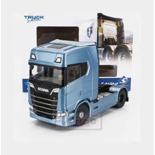 1:24 SOLIDO Scania S770 V8 Tractor Truck Highline 2-Assi 2021 Blue SL2400304 - Immagine 2 di 2