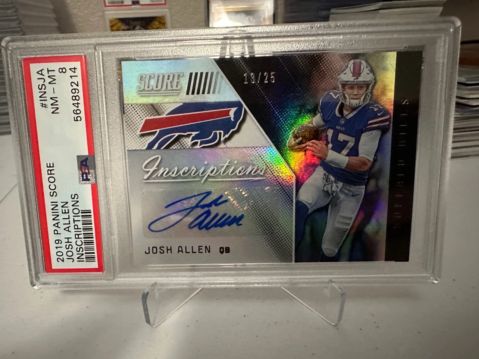 Josh Allen Panini Score Inscriptions #INSJA Base