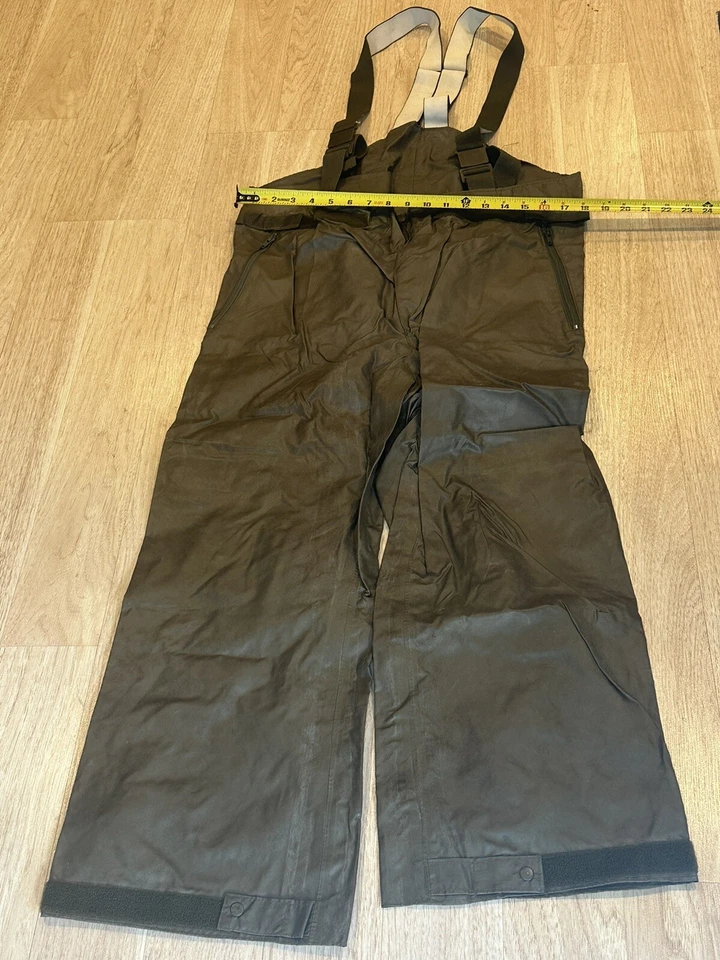 Mono vintage Jakob Eschbach Waders talla 44 a 46 alemán años 80 militar OD Foto 3 de 4