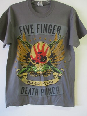FIVE FINGER DEATH PUNCH OFFICIAL MERCH BAND CONCERT MUSIC T-SHIRT LARGE 