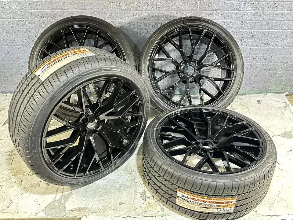 21x9.5 AUDI R8 STYLE WHEELS RIMS TIRES Q3 Q4 Q5 Q7 SQ3 SQ4 SQ5 5x112
