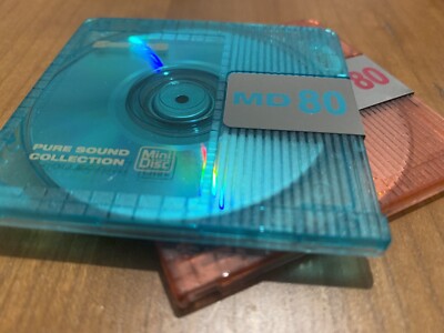 4 Mini-disques Rares Daiso 80 Min – 2 Clips + 2 Cutipop, Fabriqués Au Japon, état Correct